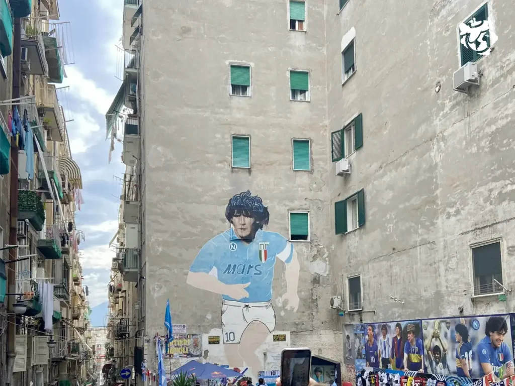 Murales de Diego Maradona en Nápoles