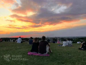 Best sunset spot in Krakow - Krakus mound